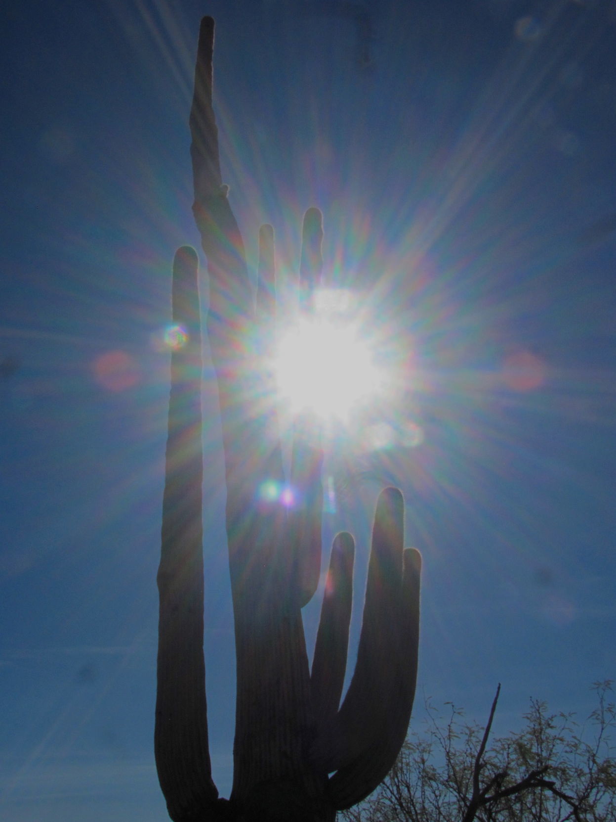 Sunburst effect